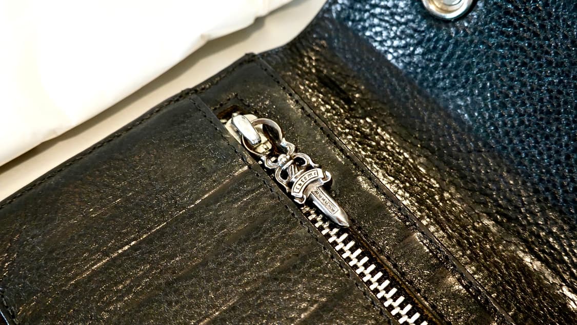 크롬하츠 웨이브 레더 장지갑 상품이미지5