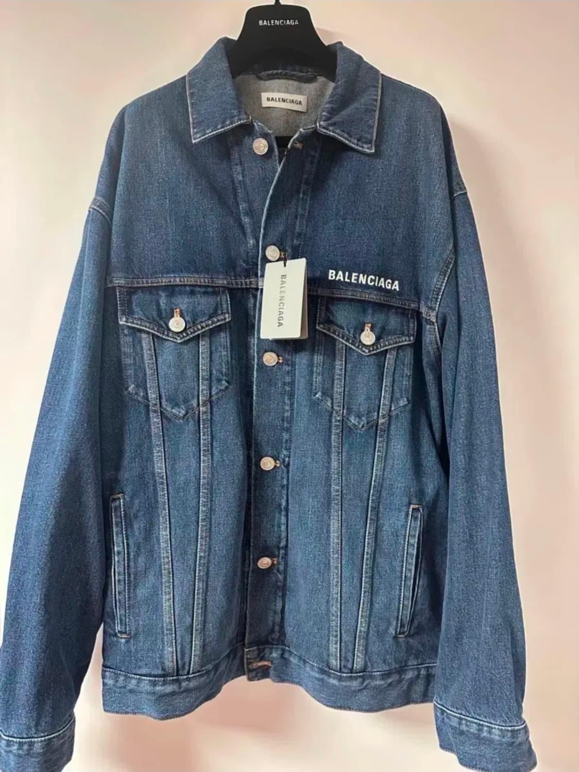 발렌시아가 백로고 데님자켓  상품이미지2