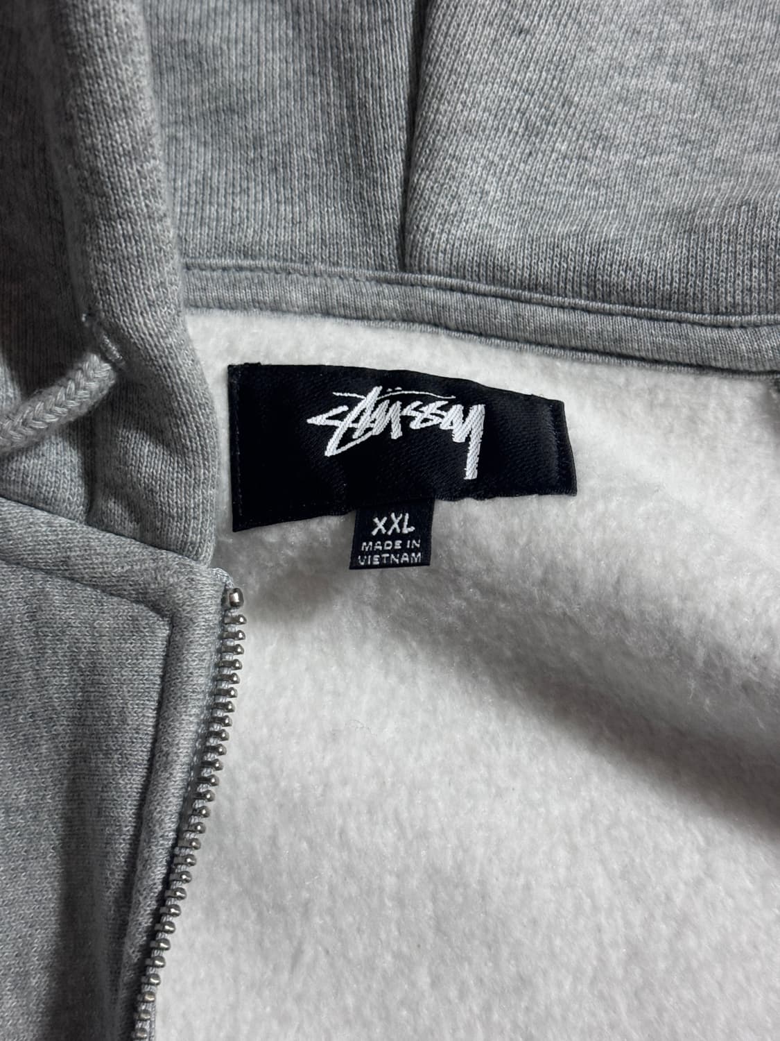 스투시 워크기어 릴렉스 플리스 후드집업 XXL 상품이미지2