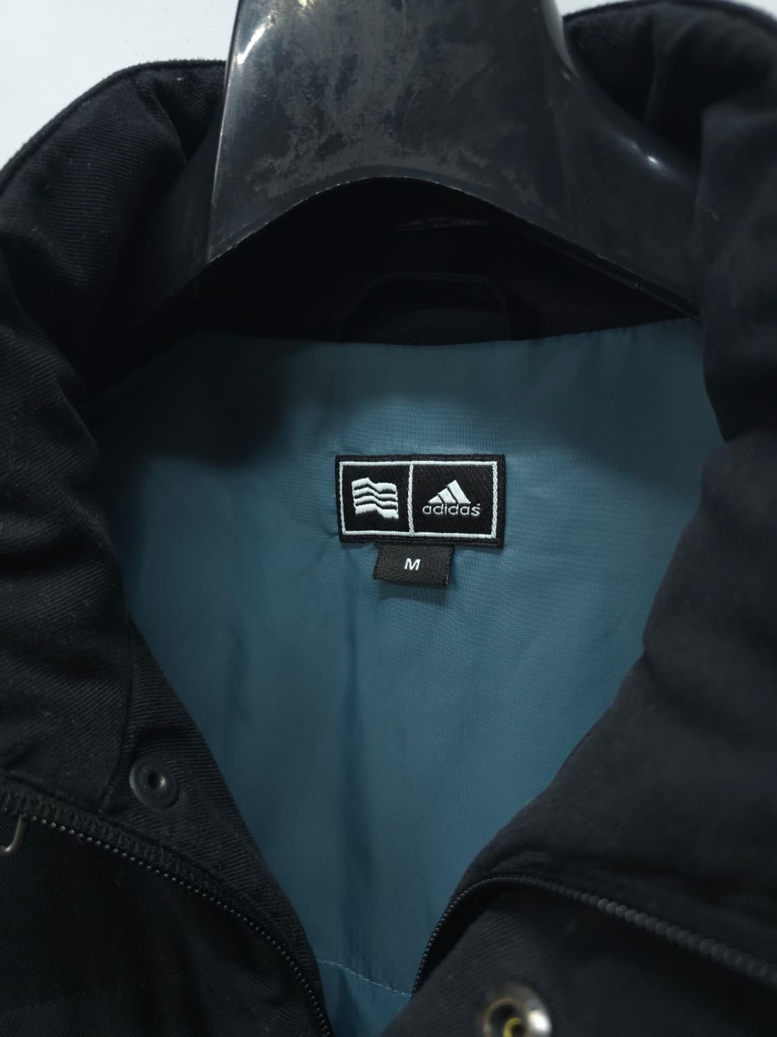 아디다스 3선 스트라이프 블랙 하이넥 봄가을 자켓(95~100) 상품이미지8