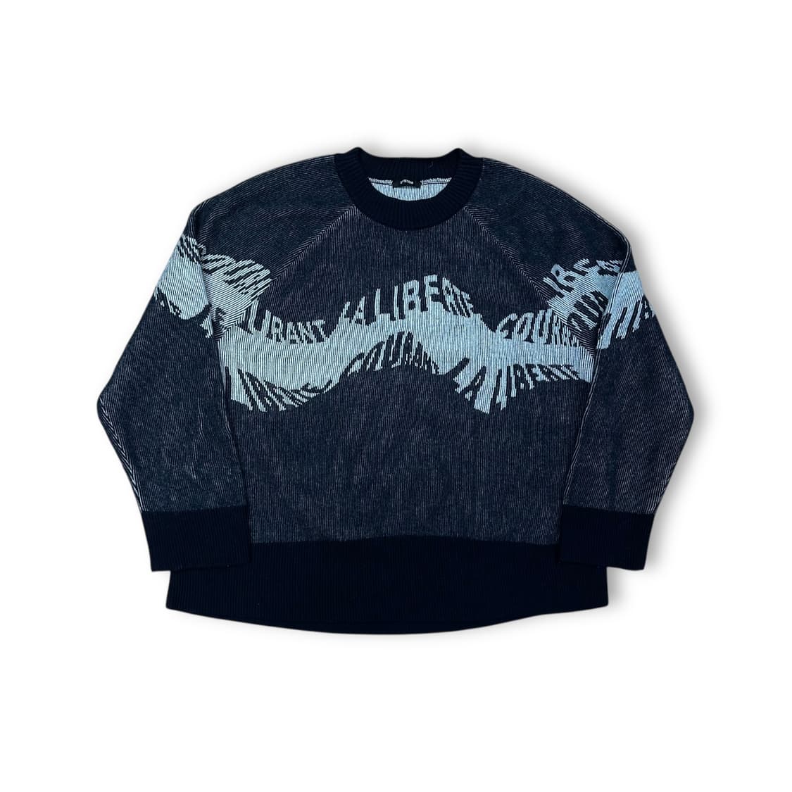 시스템 울 니트 상품이미지1