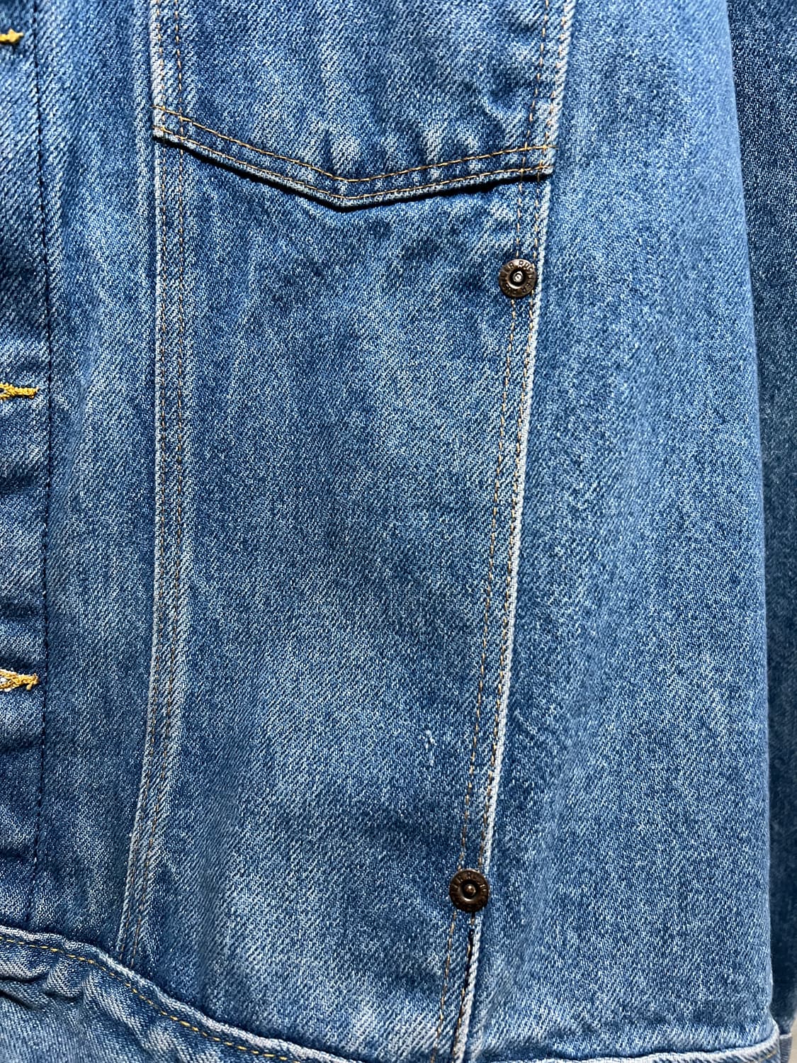 [XL]90's 랭글러 RUSTLER 웨스턴 데님 트러커 자켓 상품이미지4