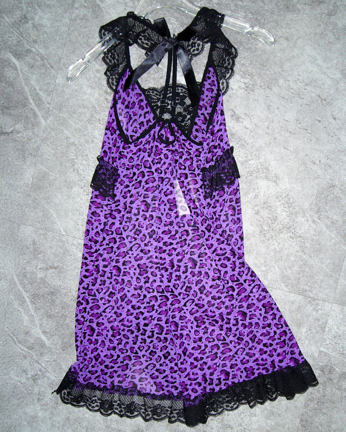 Vivit purple Leopard Slip Dress 상품이미지2