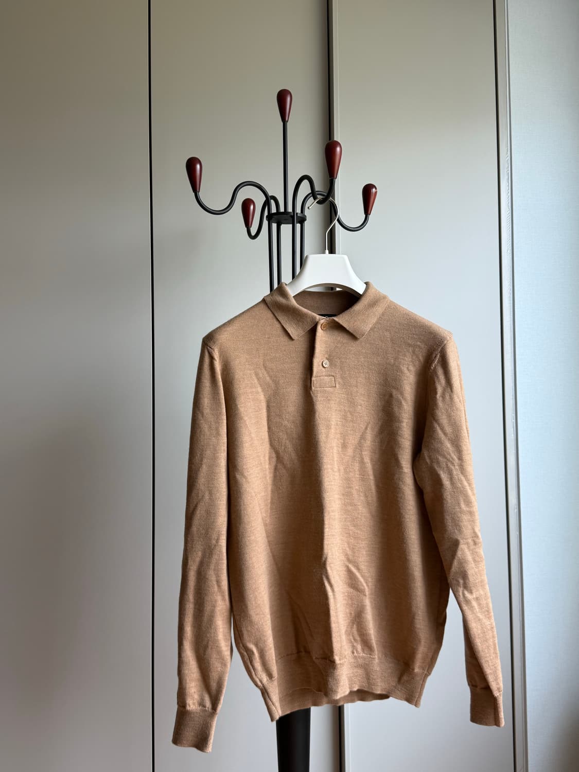 [M] A.P.C. Collar Sweater Beige 상품이미지4