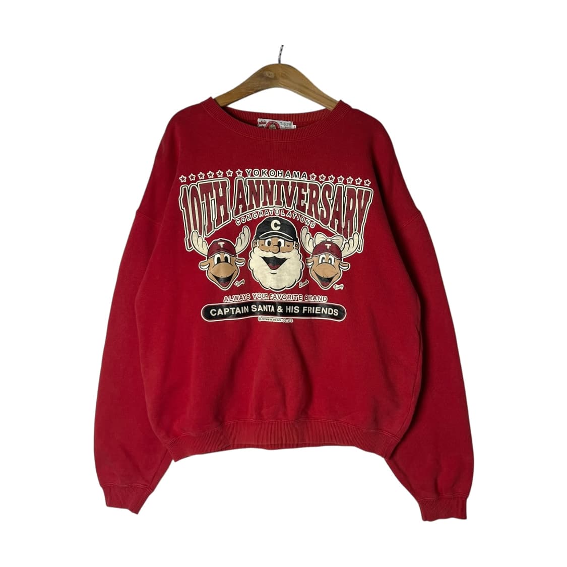 [CAPTAIN SANTA] 캡틴산타 프렌즈 프린팅 맨투맨 상품이미지1