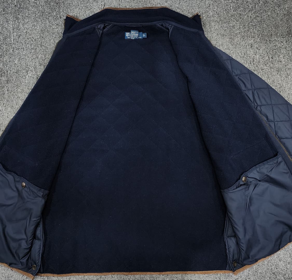 폴로 랄프로렌 투웨이 다이아몬드 기모 퀄팅 자켓 L 상품이미지3