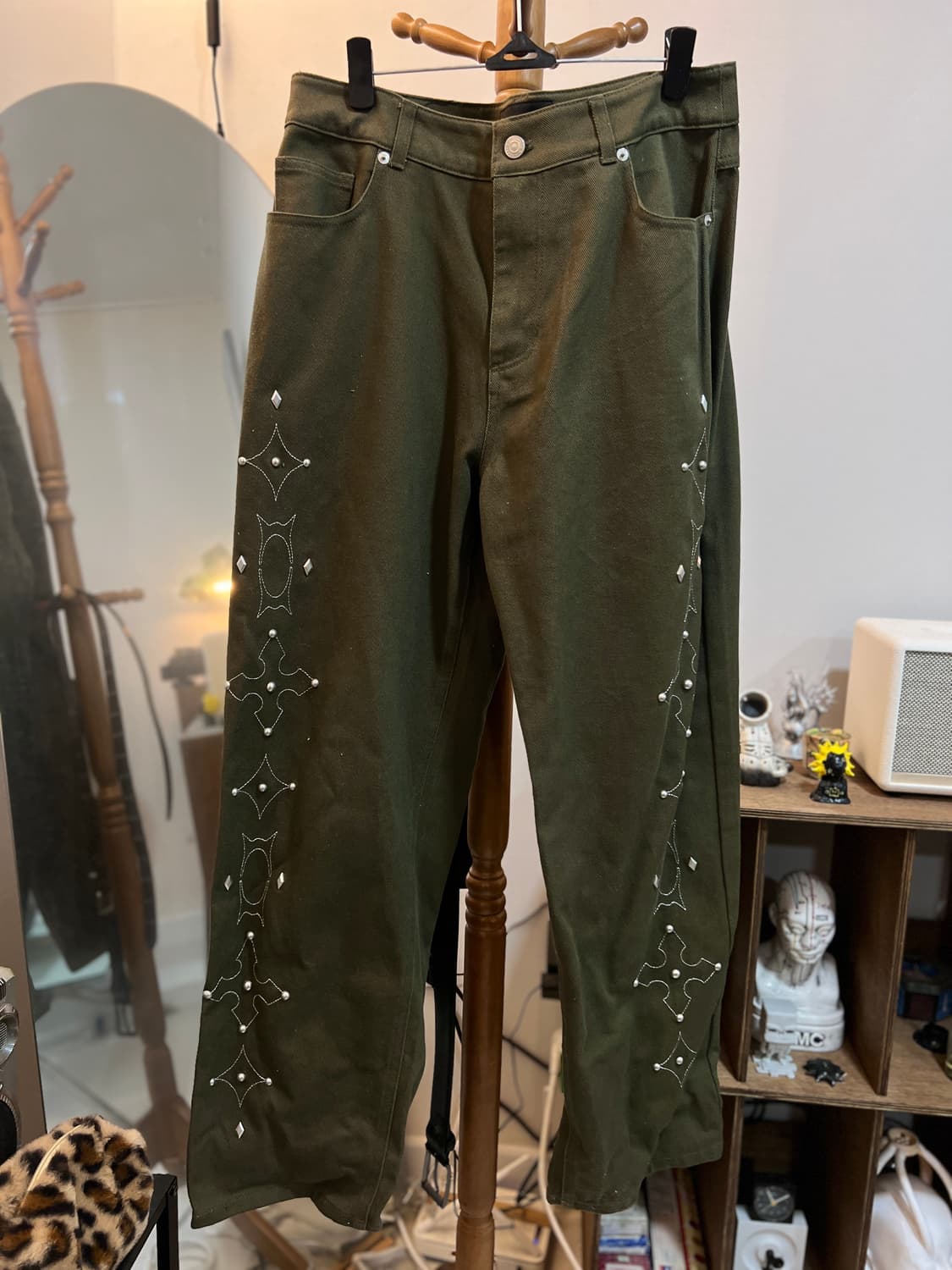 크리틱 웜홀 스터드 코튼 팬츠 상품이미지3