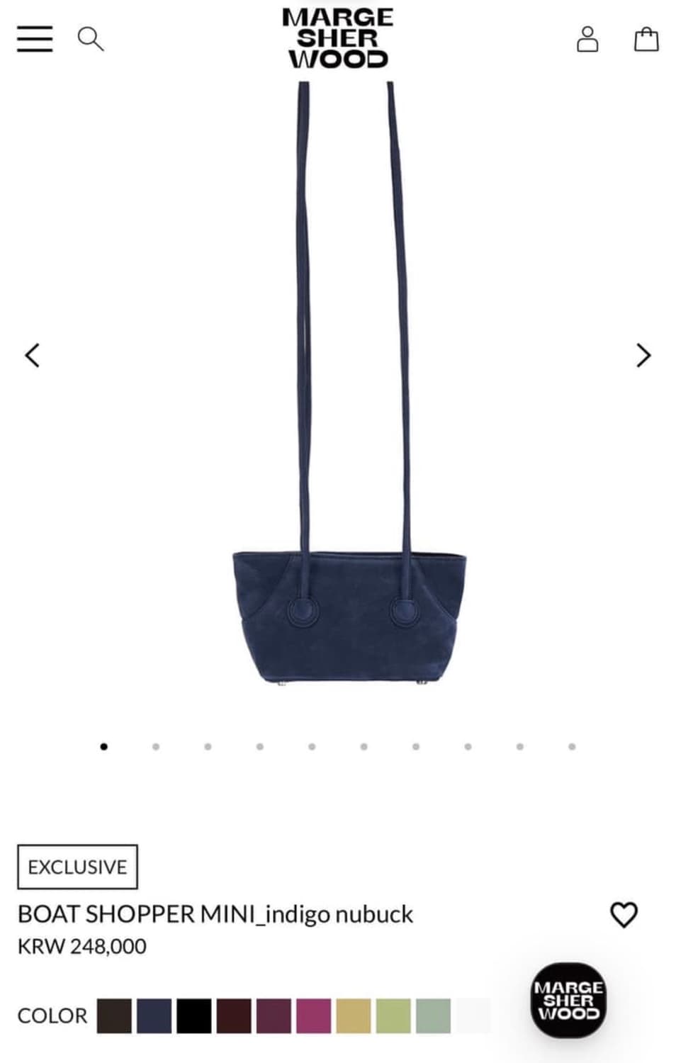 마지셔우드 BOAT SHOPPER 누벅가죽 상품이미지2