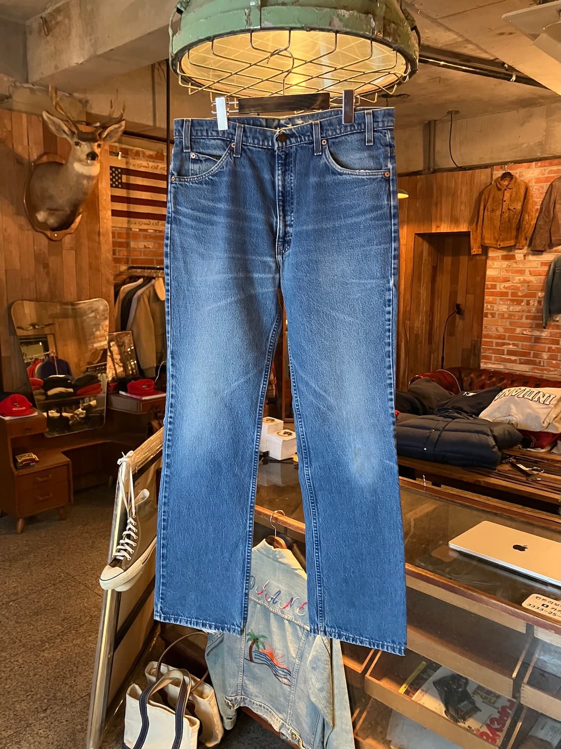 90s USA 빈티지 리바이스 517 부츠컷 데님 팬츠 상품이미지1