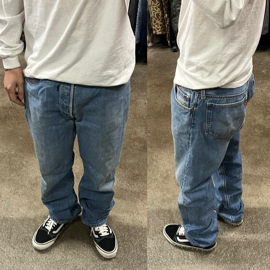 80s USA 리바이스501 데님 팬츠 (34“) 상품이미지7