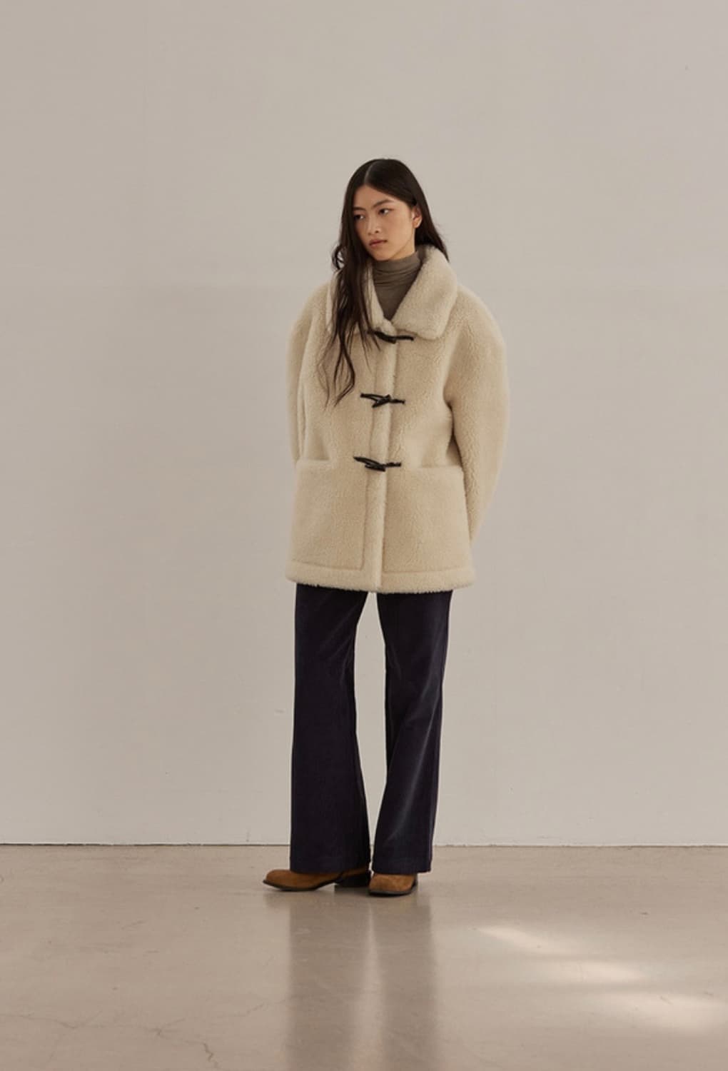 NAVAN DUFFLE HALF COAT 상품이미지3