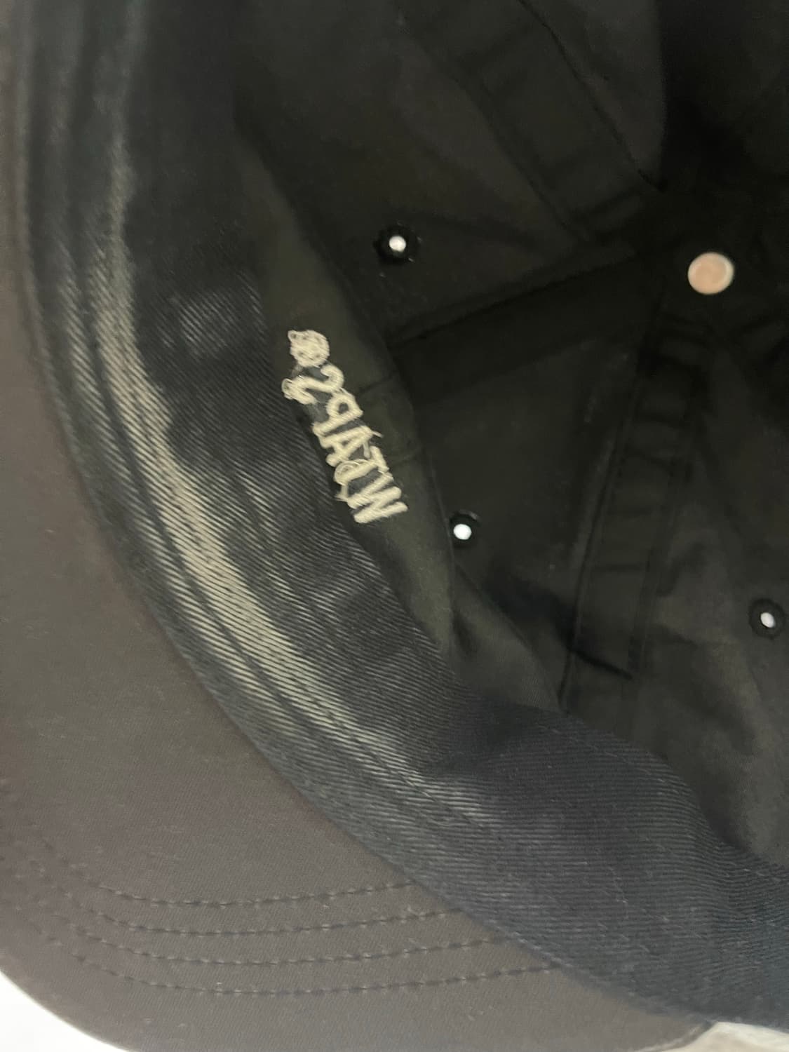 WTAPS 블랙 볼캡 상품이미지6