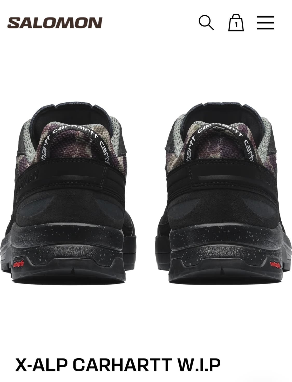 살로몬x칼하트 협업 제품 285size 상품이미지4