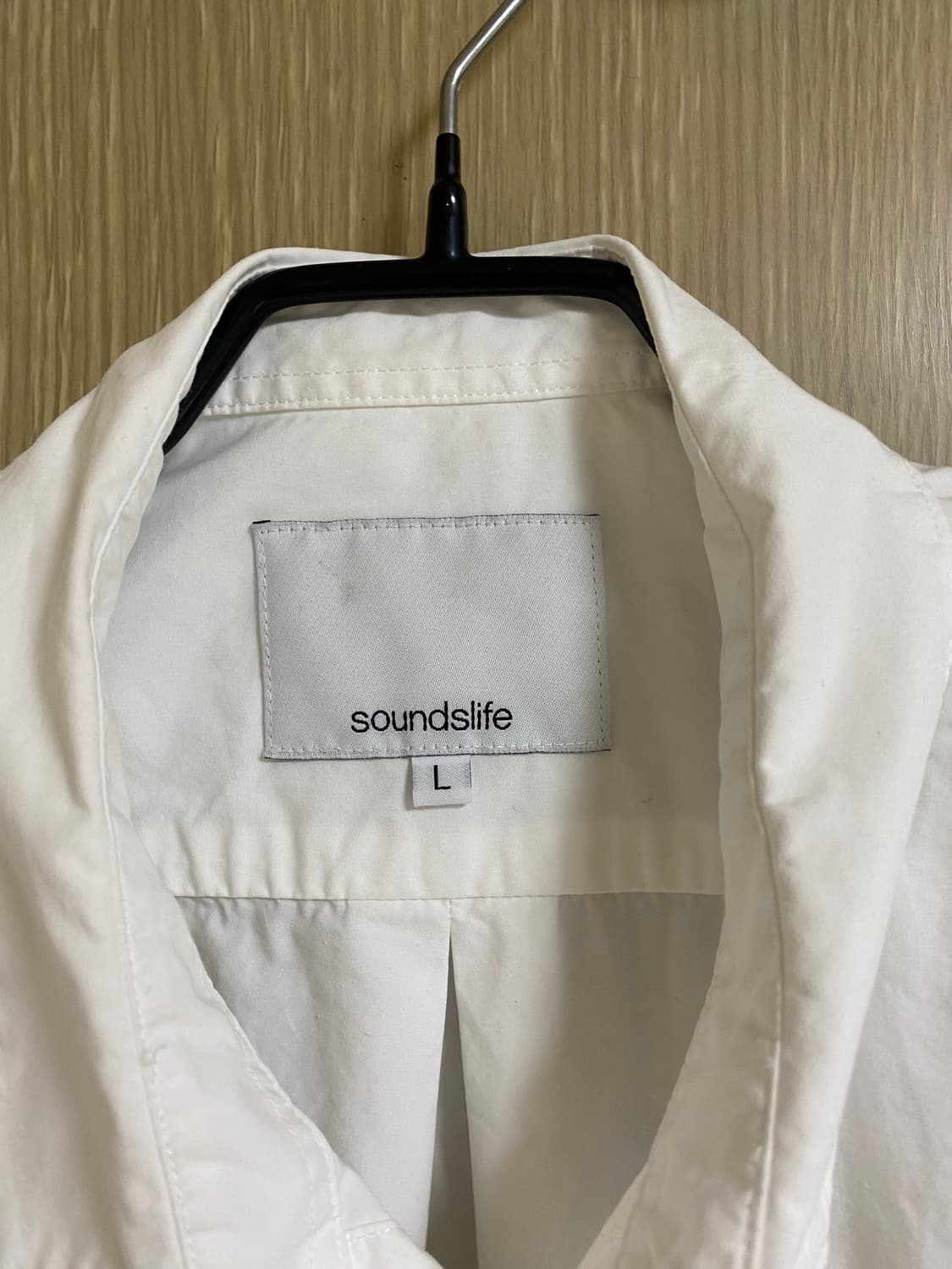 SOUNDSLIFE 사운드라이프 화이트셔츠 L사이즈 상품이미지2