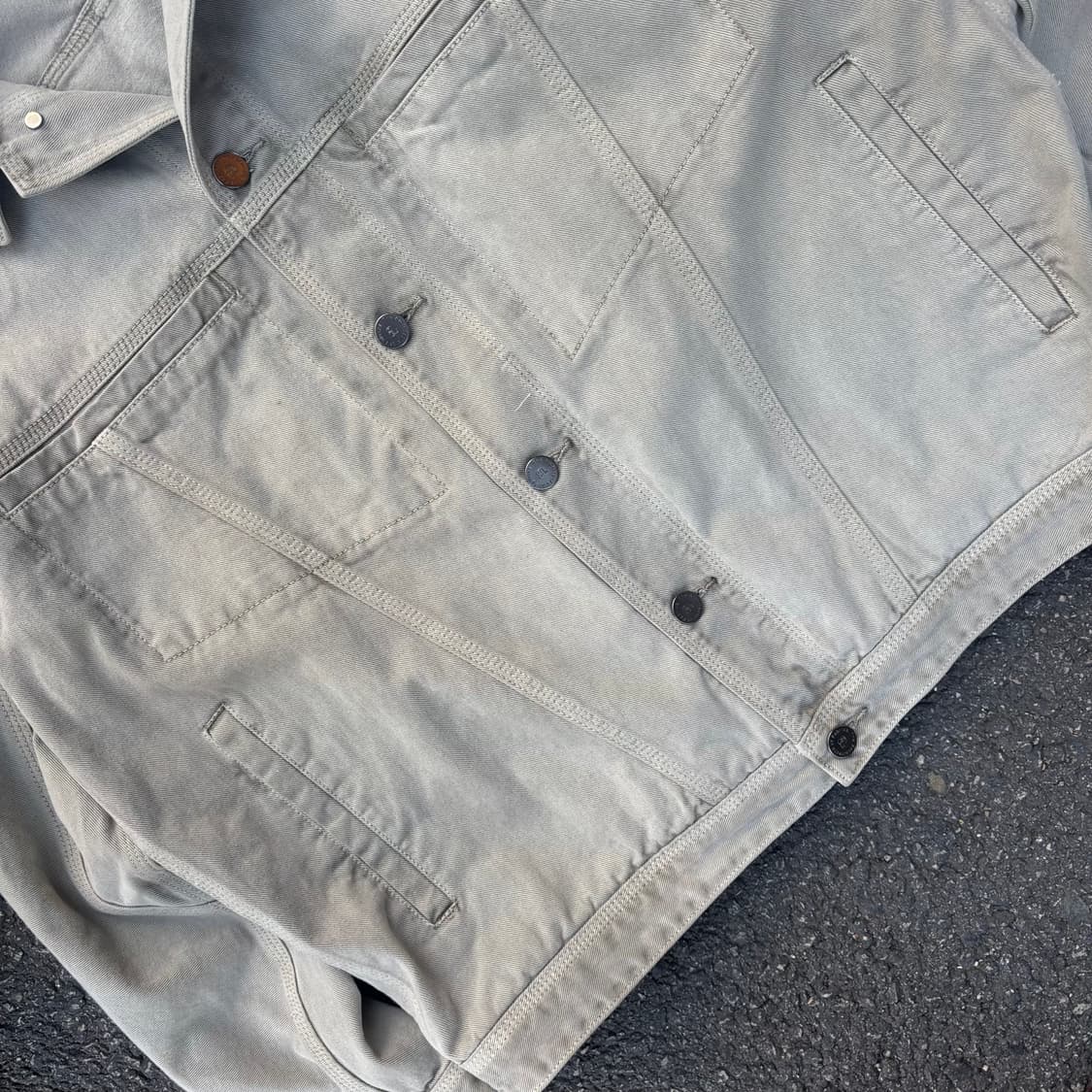 알레그리 코튼 워크 자켓 상품이미지4