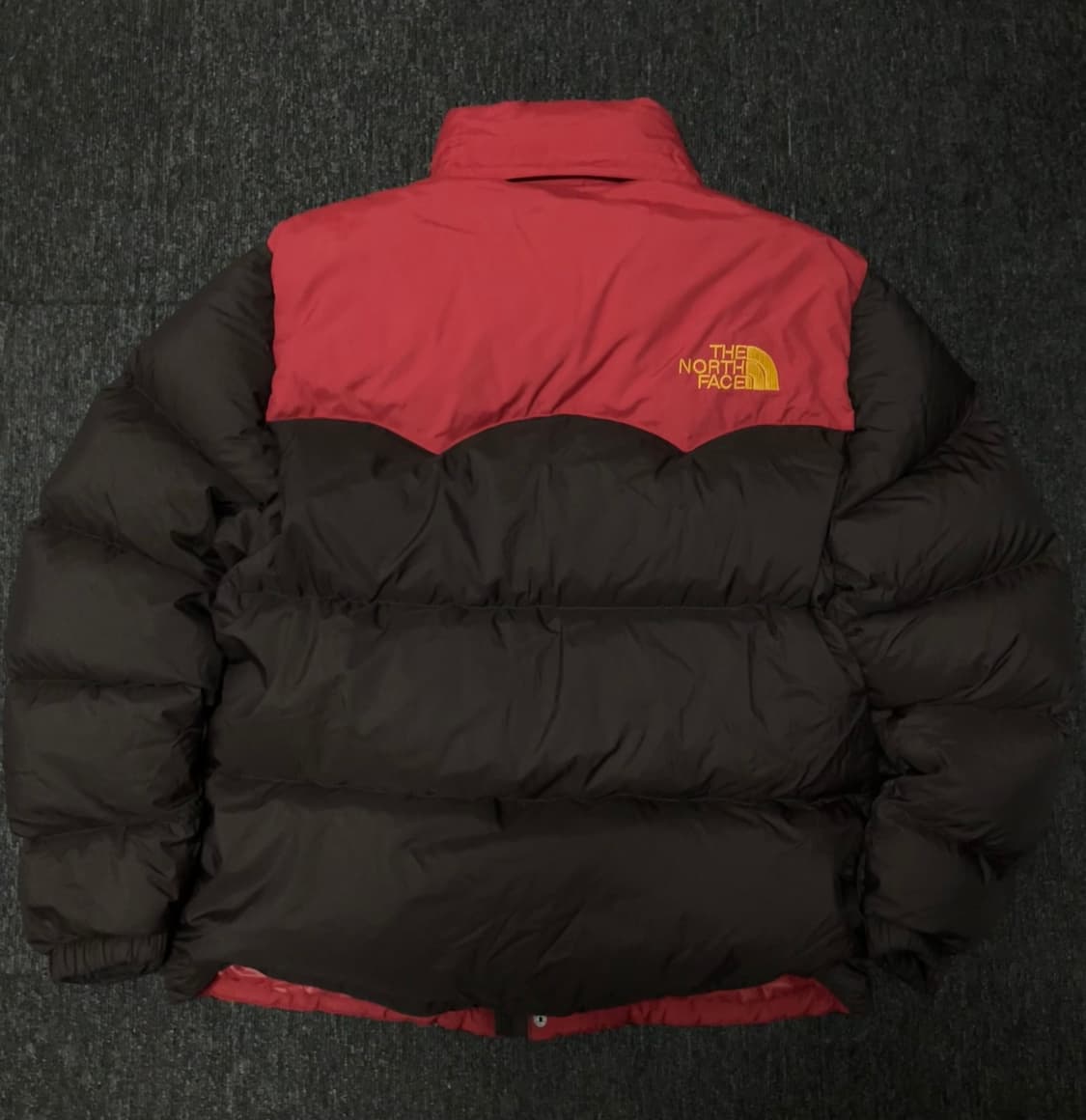 노스페이스 눕시 브라운레드 패딩 상품이미지6