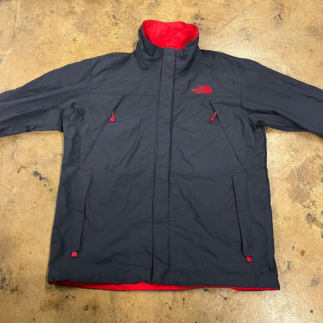 [정품/M] 노스페이스 바람막이 네이비 레드 b10 상품이미지3
