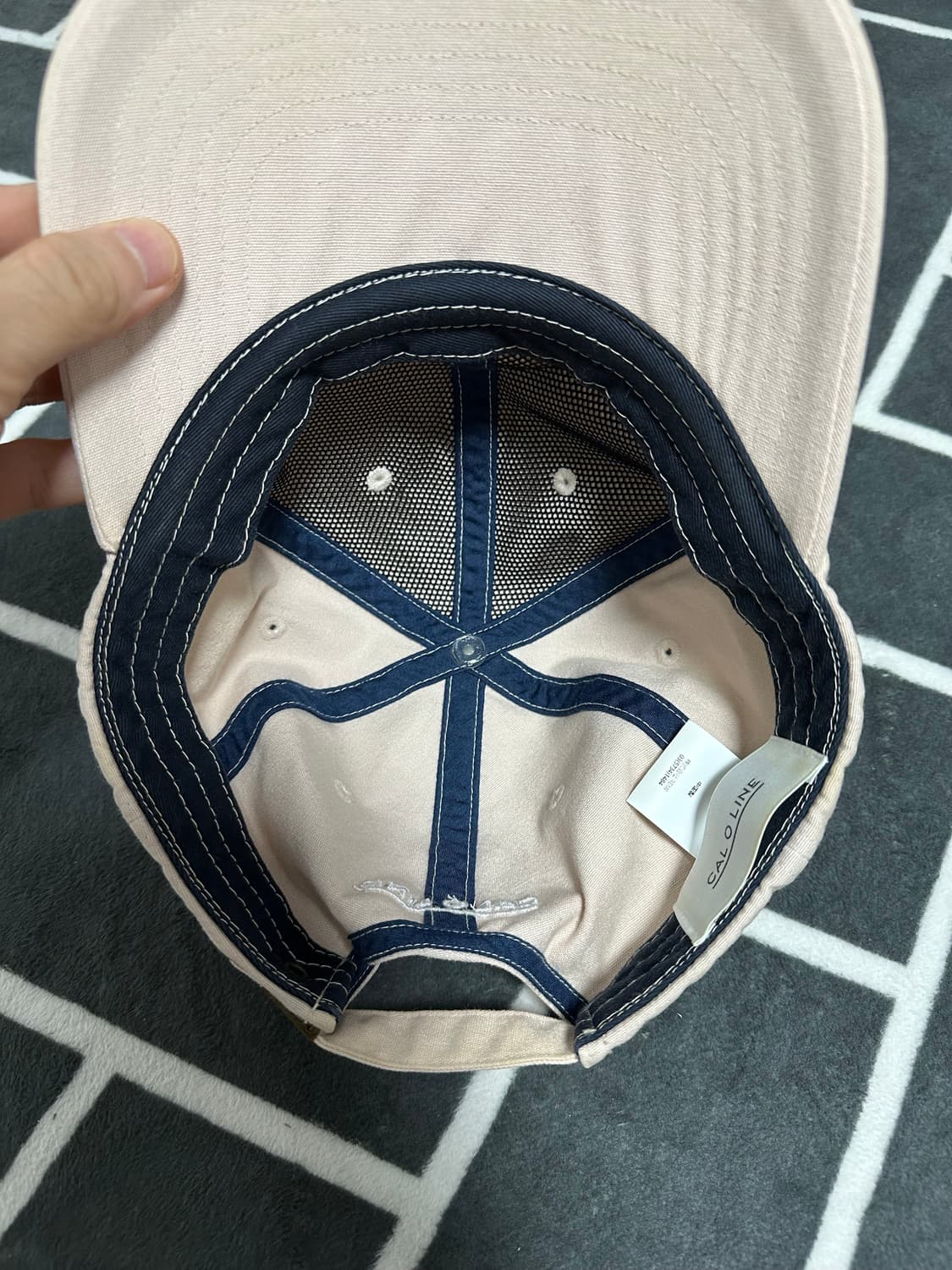 cal o line 칼오라인 볼캡 에크루 상품이미지2