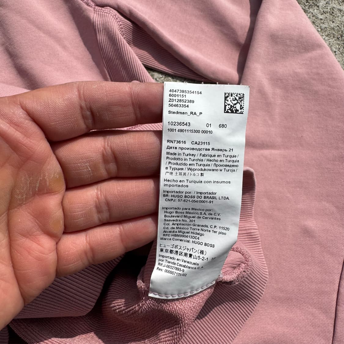 [M] Hugo Boss X Russell 휴고보스 러셀 스웻셔츠 상품이미지8