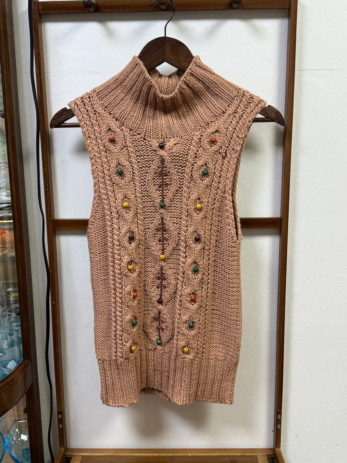 빈티지 나시 니트 목폴라 상품이미지1