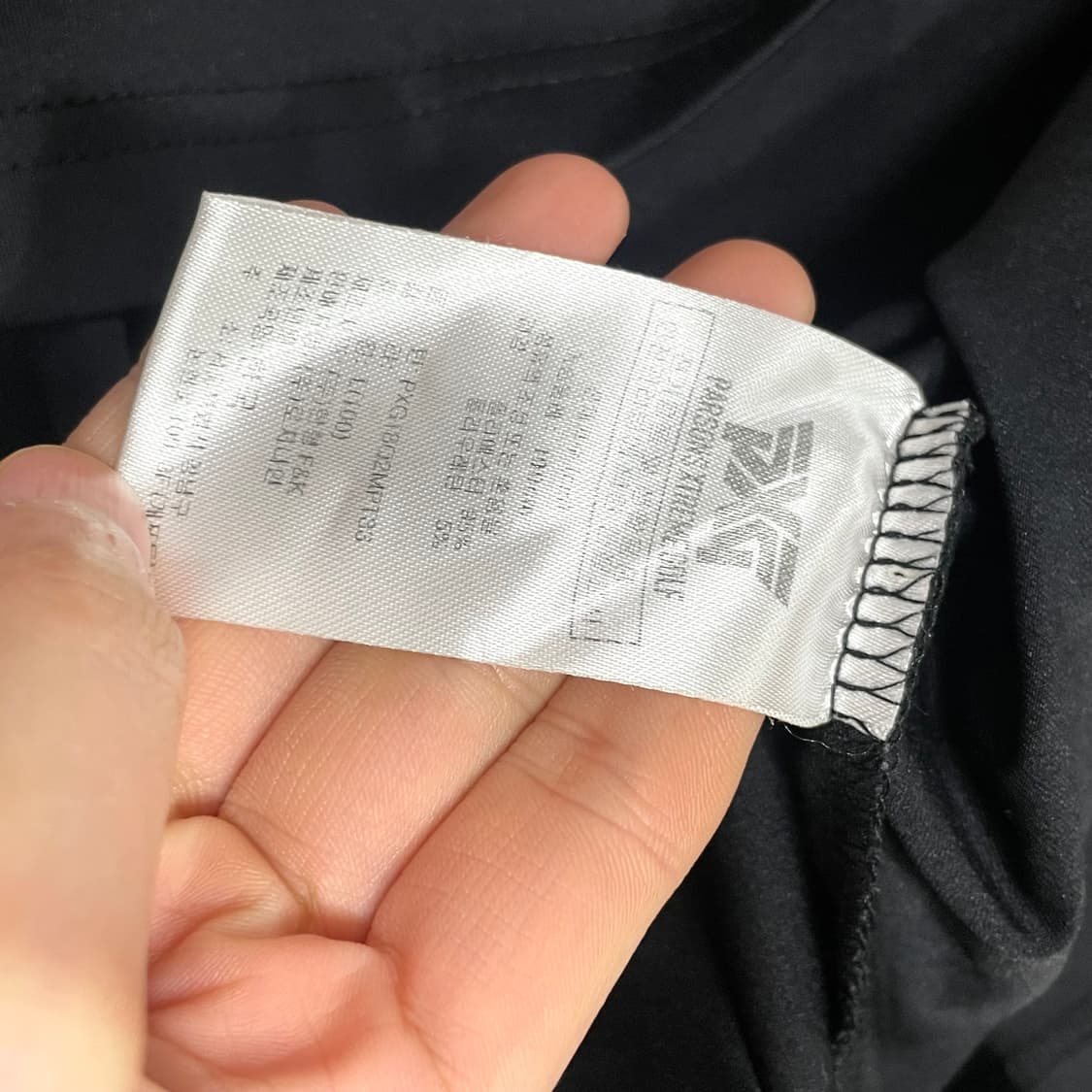 PXG 블랙 기능성 골프 카라티셔츠 남성L 상품이미지5