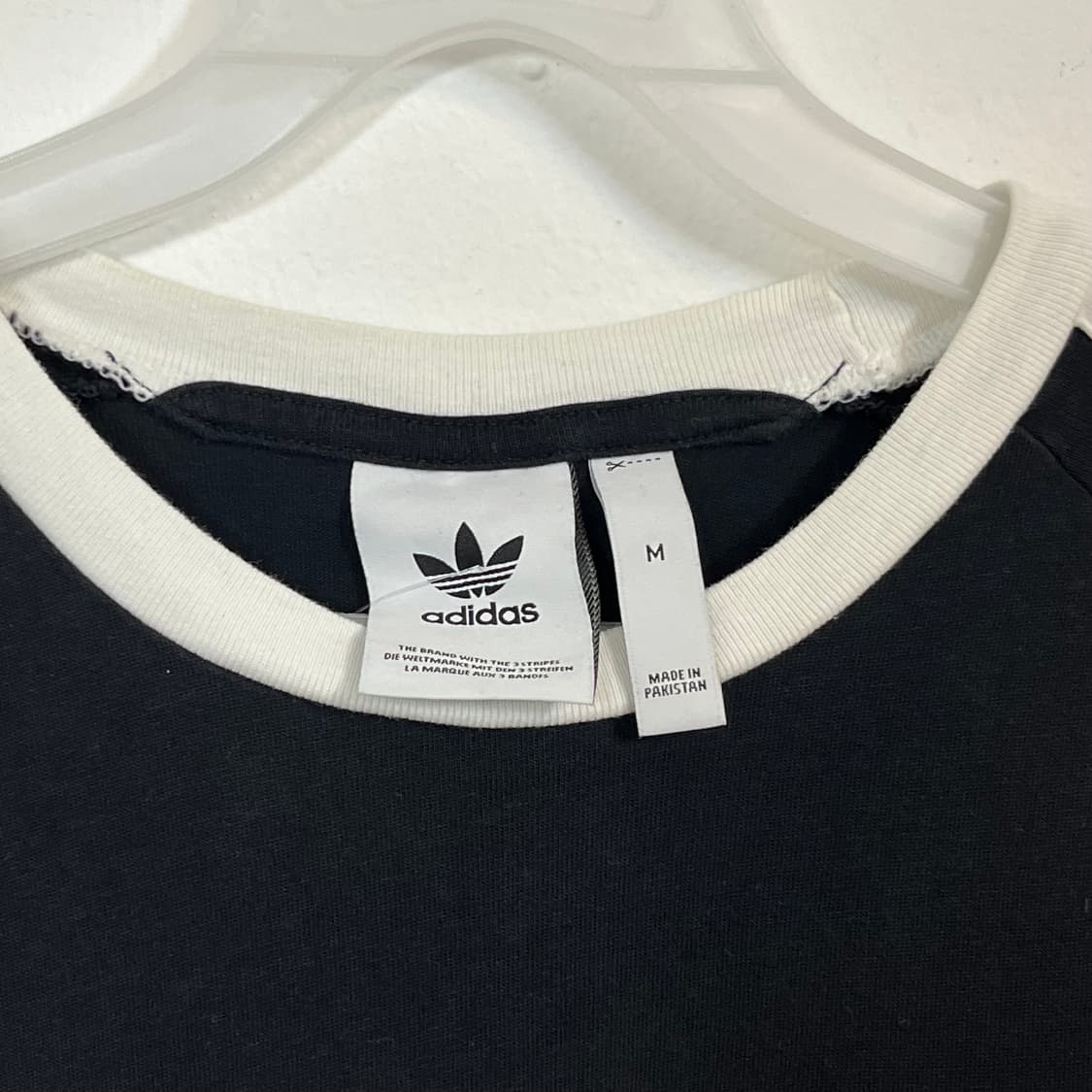Adidas black firebird ringer t-shirt 상품이미지6