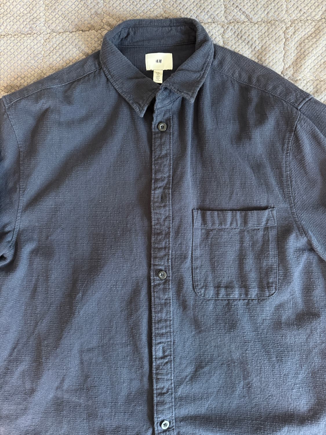 h&m 셔츠 네이비 L 상품이미지1