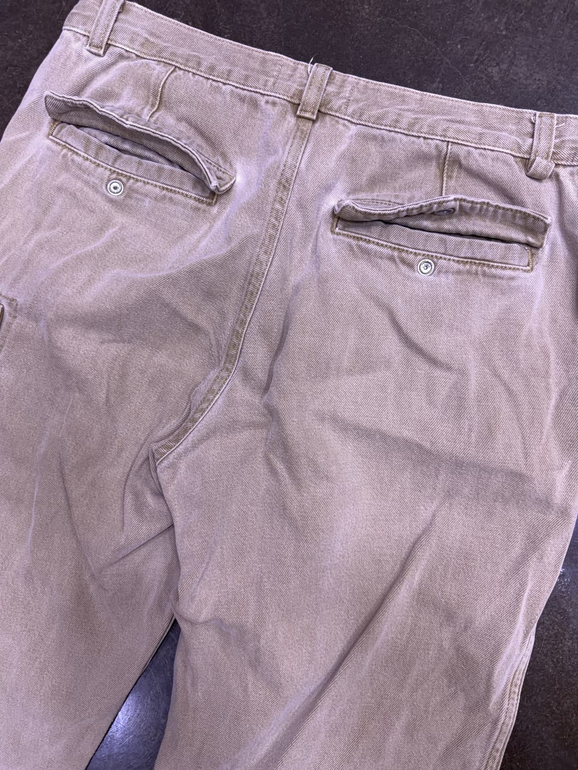 COS 코스 가먼트다잉 원포켓 코튼 팬츠 샌드 베이지 52 상품이미지6