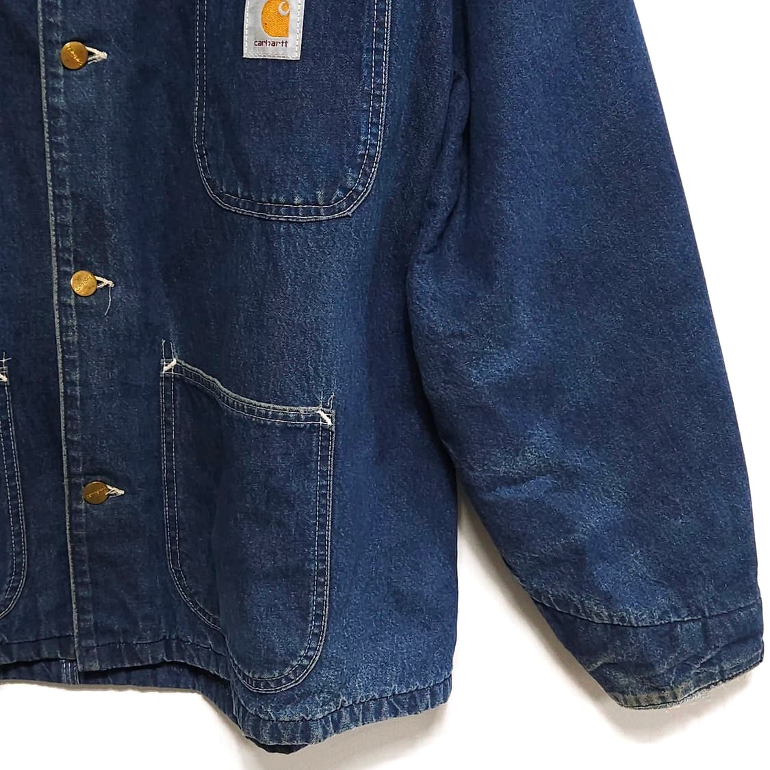 50)carhartt 칼하트 1980s 데님 초어자켓 워크자켓 상품이미지4
