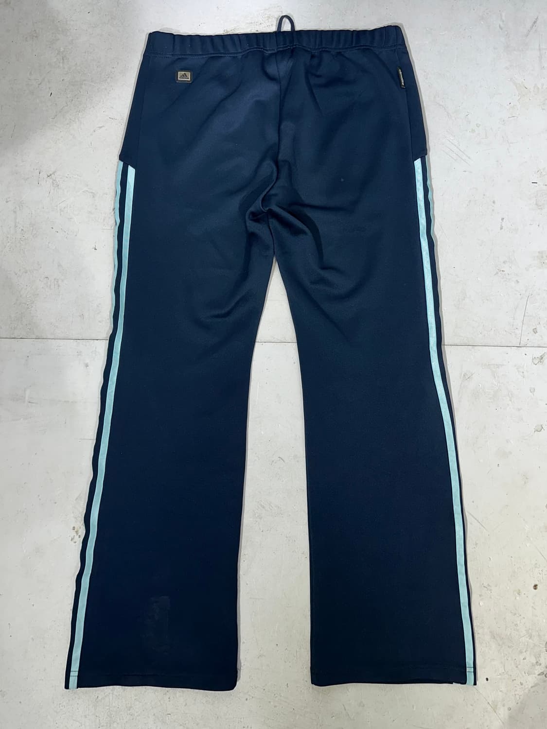 아디다스 네이비 소라 삼선 세미 부츠컷 트레이닝 팬츠 추리닝 바지 L 상품이미지5