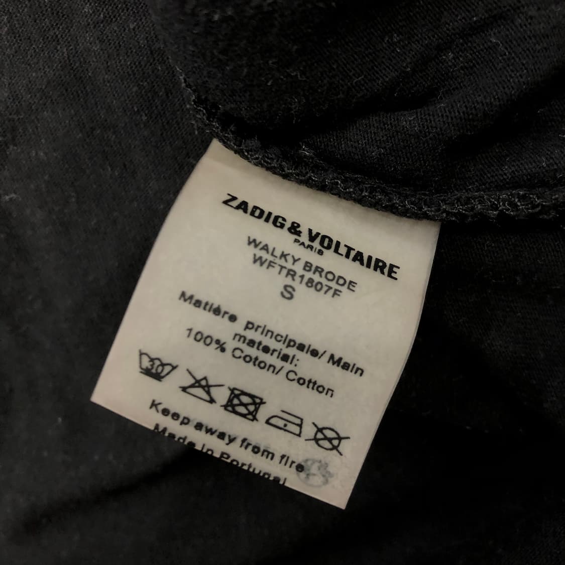 S 쟈딕앤볼테르 펑크 큐빅 티셔츠 상품이미지4