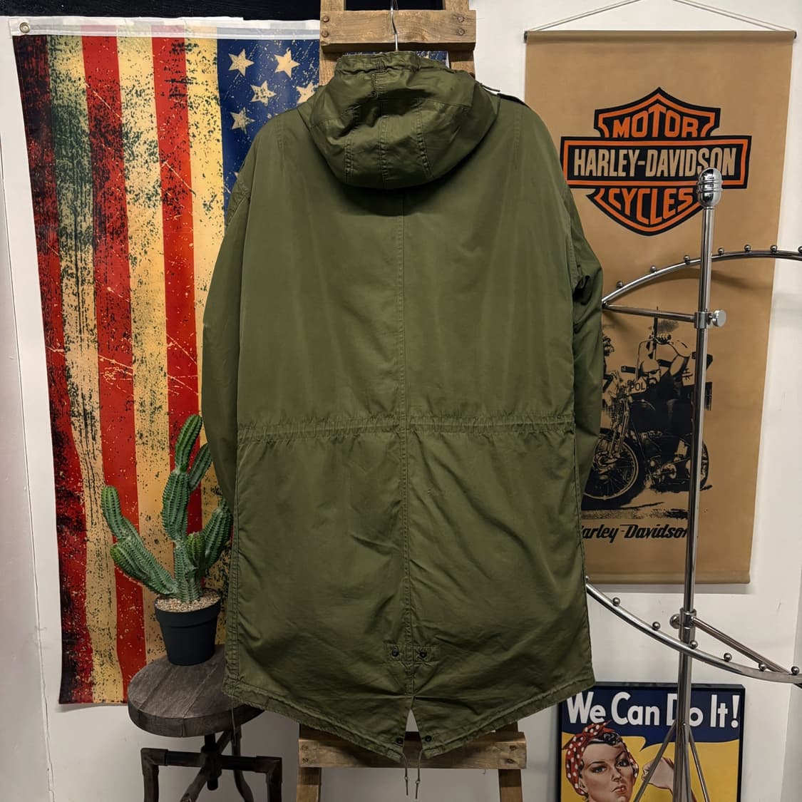 50s 오리지널 밀리터리 M-51 1952년 생산 피쉬테일 파카 N433 상품이미지2