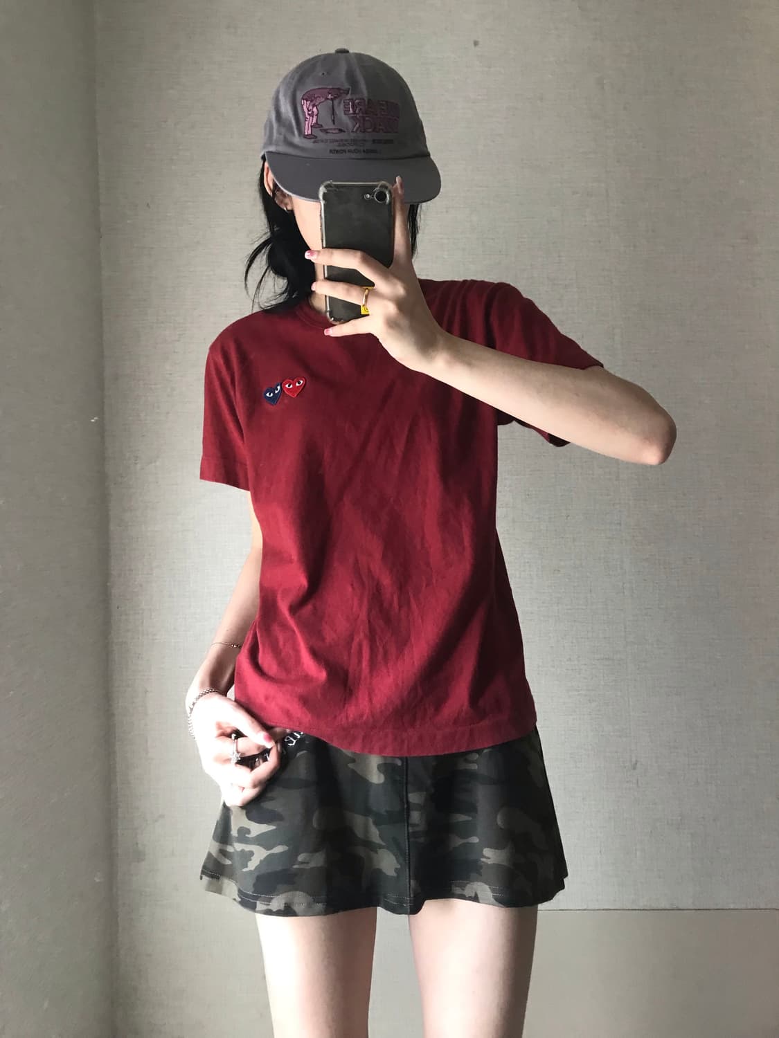 꼼데가르송 더블와펜 반팔티셔츠 상품이미지1