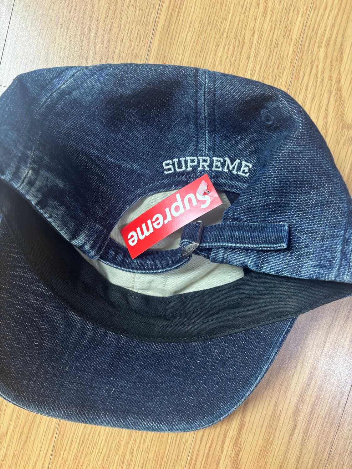[새상품] 슈프림 코듀라 데님 6패널 볼캡 모자 상품이미지3