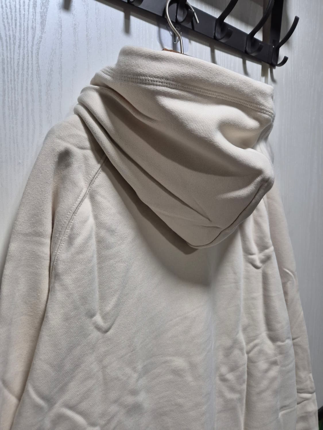 (타임세일)(새상품)뉴발란스 스포츠클럽 후드티 아이보리 상품이미지8