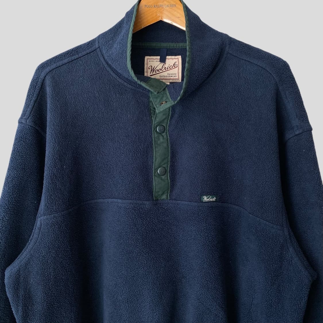 (XL)빈티지 울리치 후리스 스냅 풀오버 상품이미지2