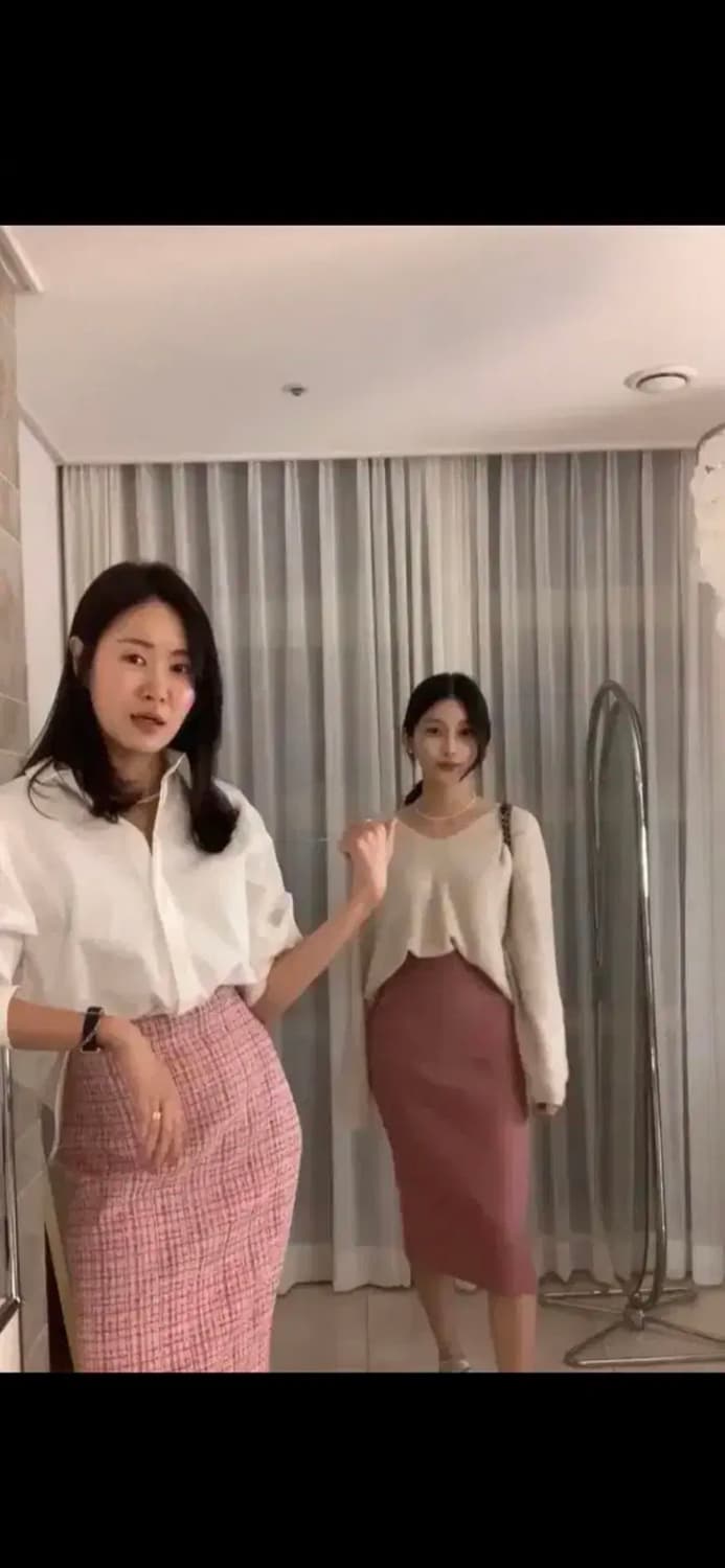 시에sie 마일드 트위드 스커트MM 상품이미지2