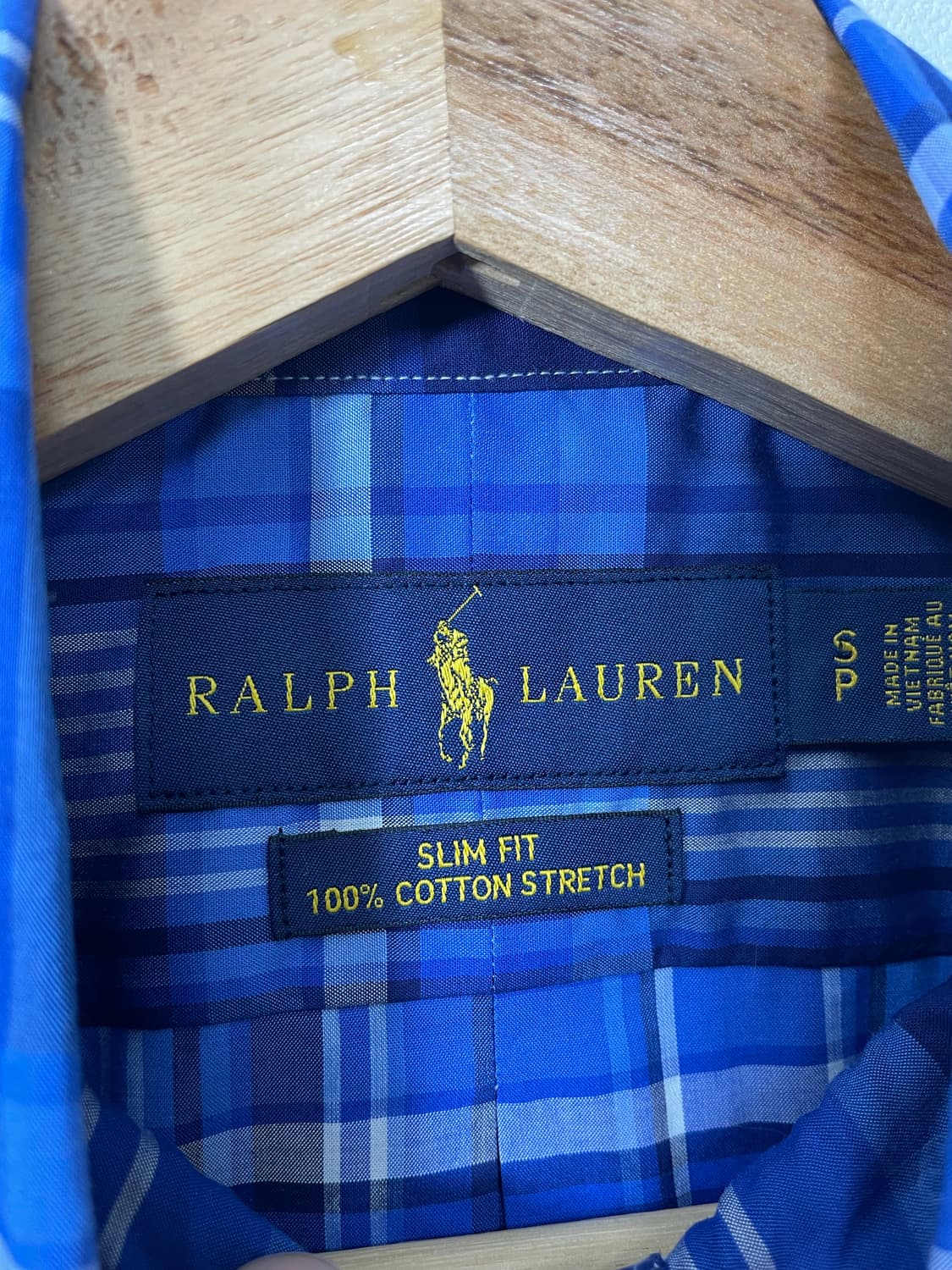 폴로Polo 블루체크 셔츠 S - S22  상품이미지4