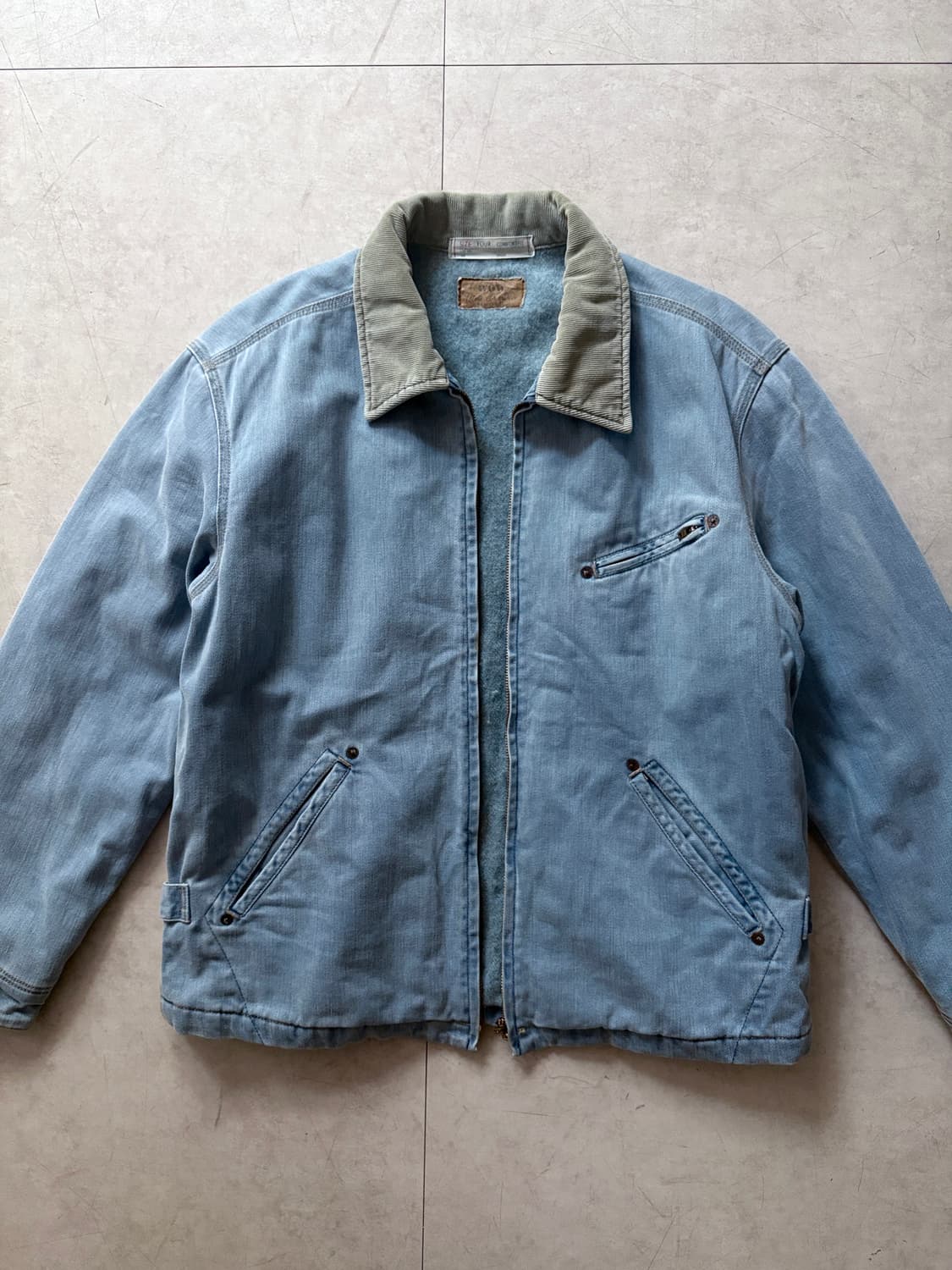 1990's WOW 울 블랭킷 트러커 재킷 상품이미지6