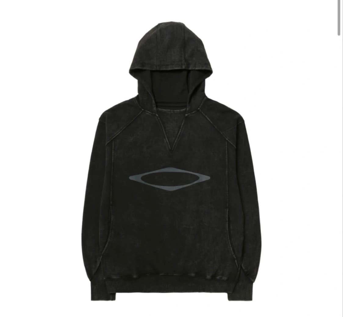 미스치프 블리치드 풀오버 후드 블랙 L 상품이미지1