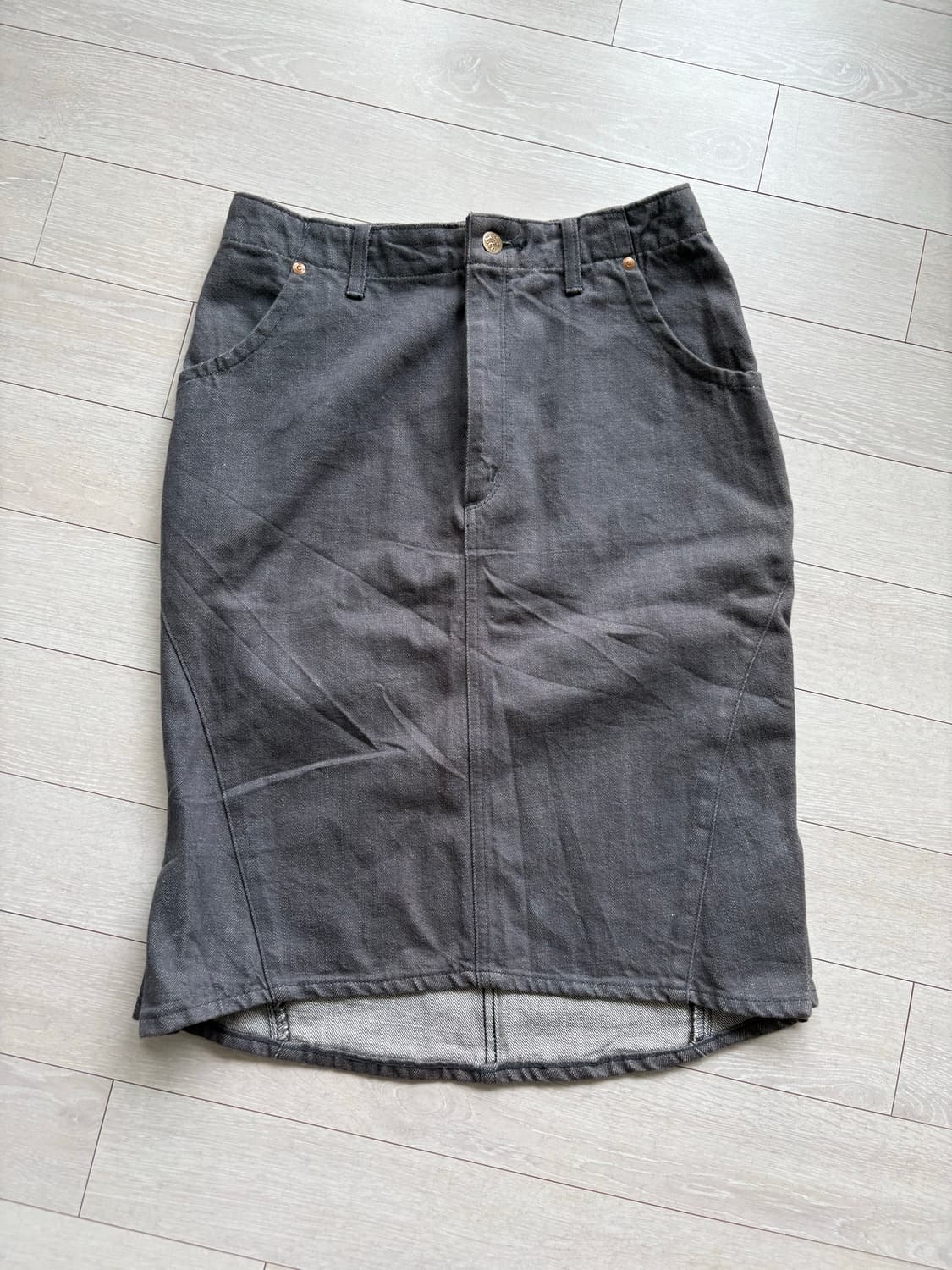 Lee gray skirt 상품이미지1
