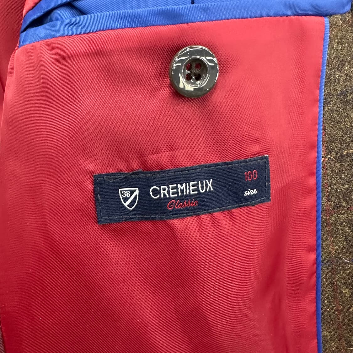 100 다니엘크레뮤 남자 울 블레이져 자켓 상품이미지5