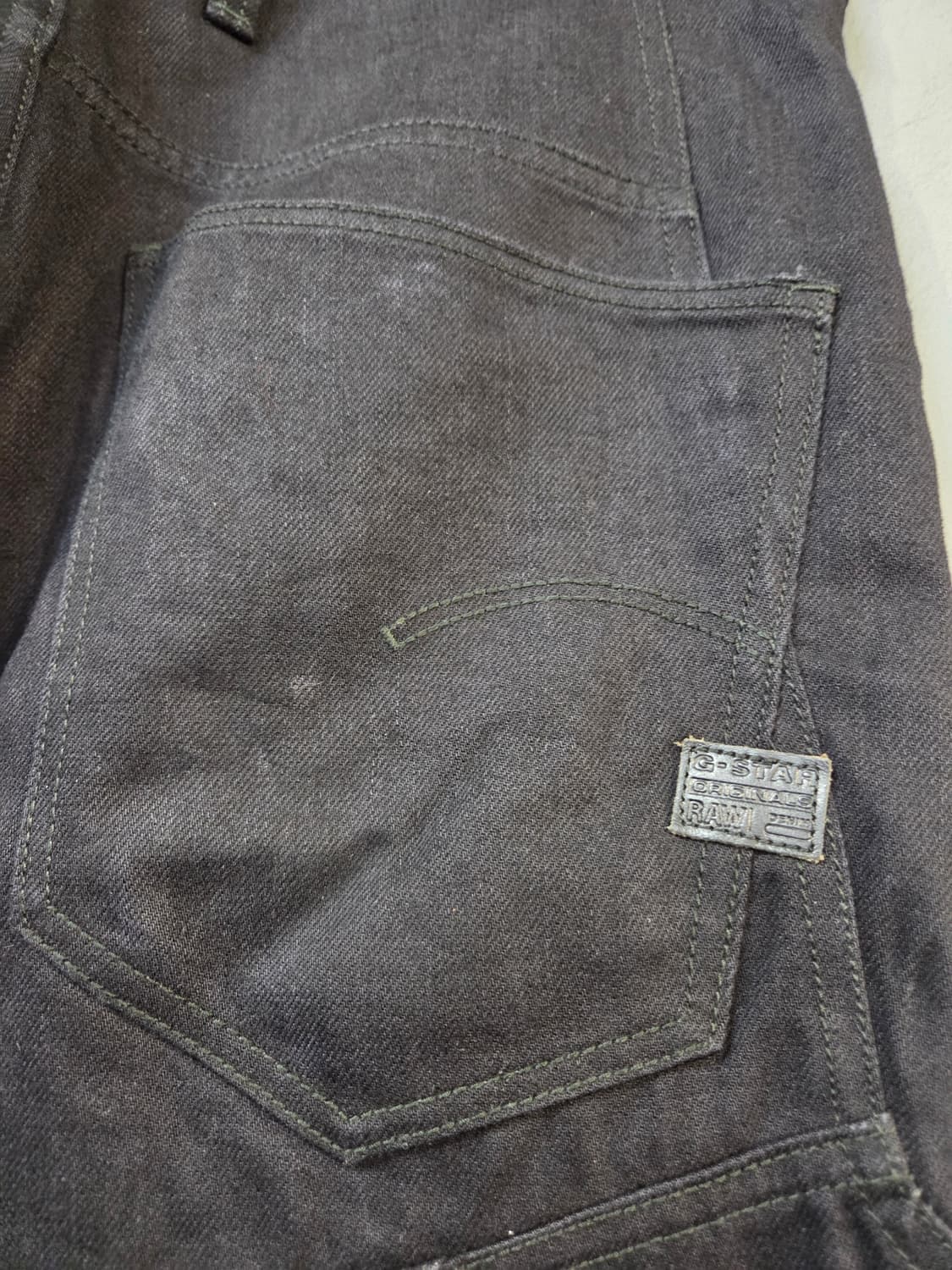 G-Star RAW 블랙 디테일 데님 팬츠(W29/L32)남여공용 상품이미지6
