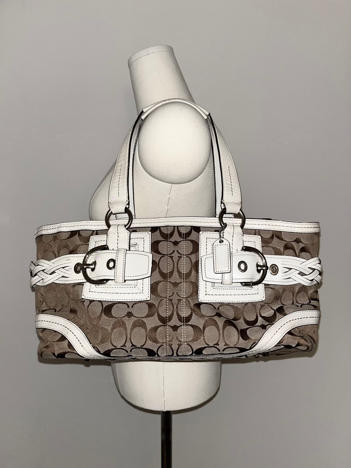Coach white beige bag 상품이미지1