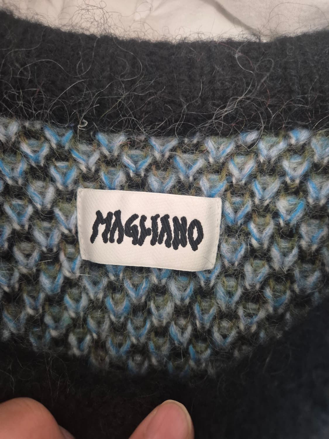 마리아노 트래킹 모헤어 가디건 상품이미지5