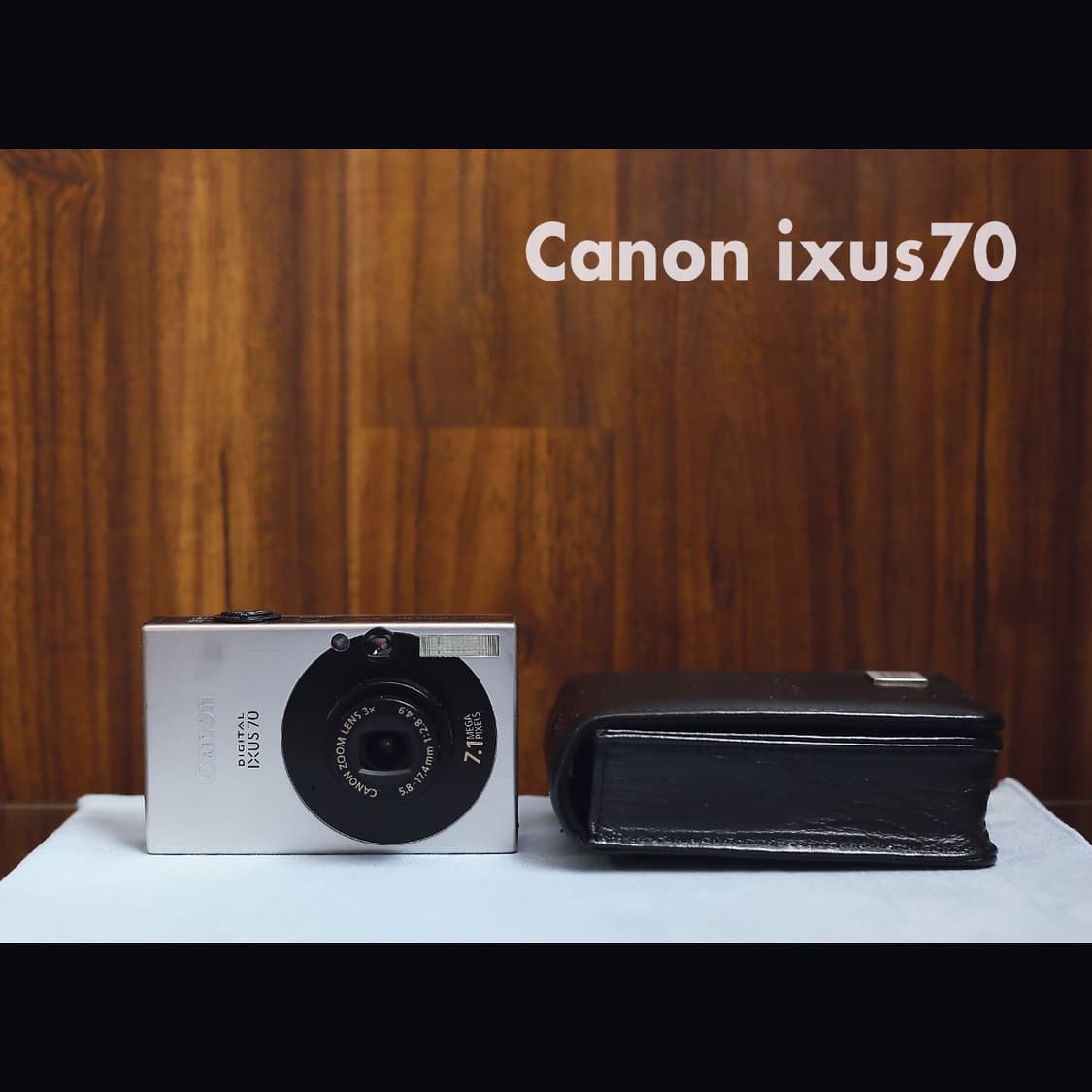 <레어> 캐논 ixus 익서스 70 블랙 & 케이스 빈티지 디카 상품이미지10