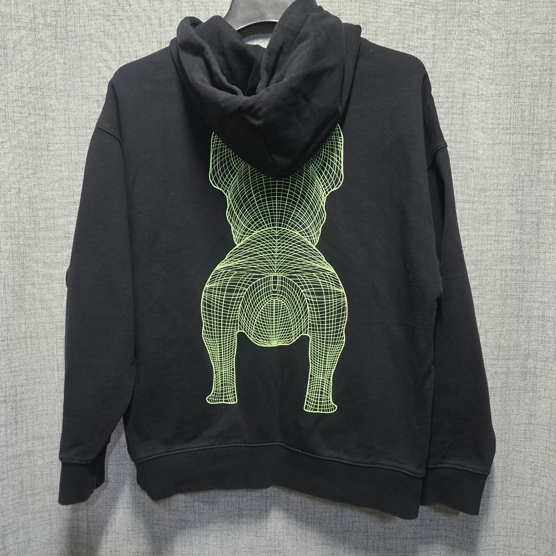 라이프워크 블랙 강아지 후드티  상품이미지2