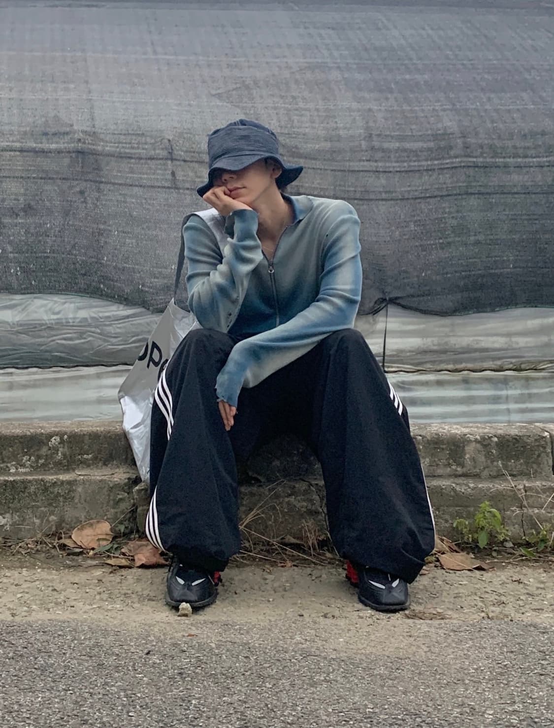 디젤 아독 리브드 가디건 상품이미지3