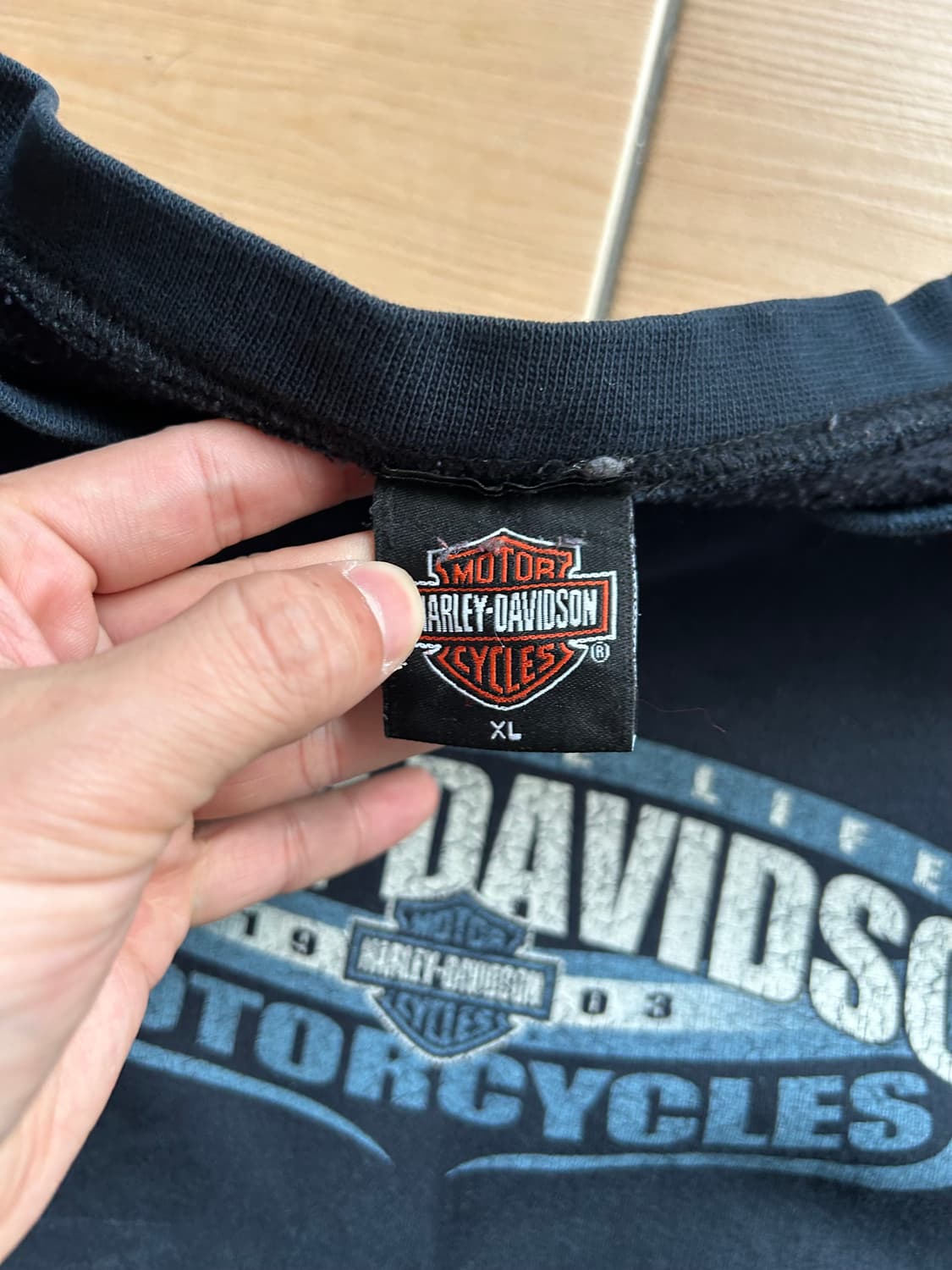 00‘s 할리데이비슨 스웻셔츠XXL 상품이미지3