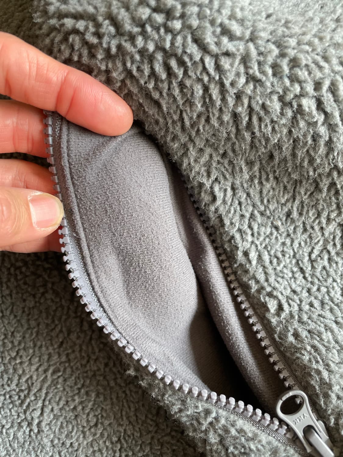 골스튜디오 오버핏 플리스 하프집업 M 상품이미지4